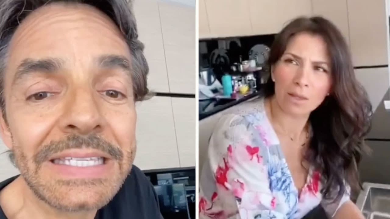 ¿Eugenio Derbez tiene problemas con su esposa por sus bromas?