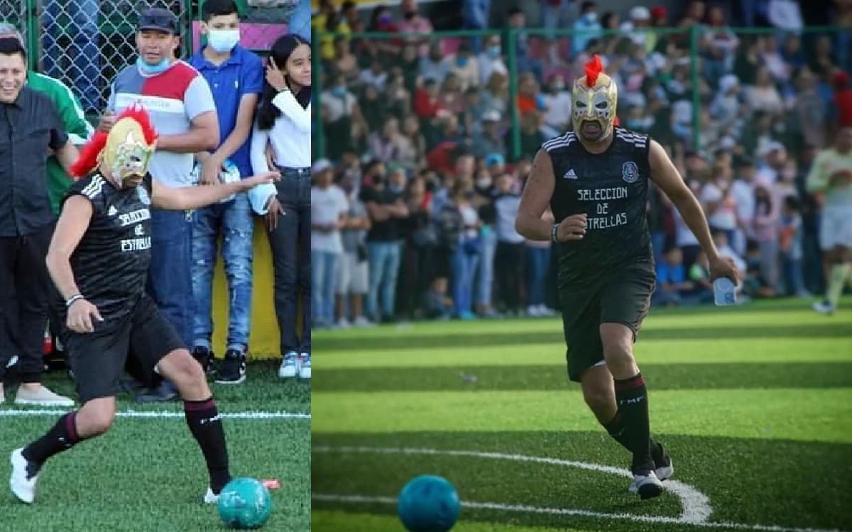 Alex Montiel llevó a su personaje a un juego con Juan Carlos Casasola y otros