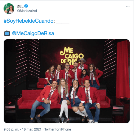 Tweets sobre Me Caigo de Risa