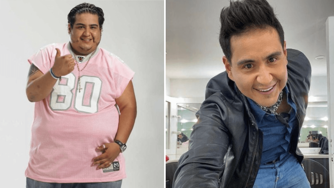 Rafita Balderrama antes y despues.