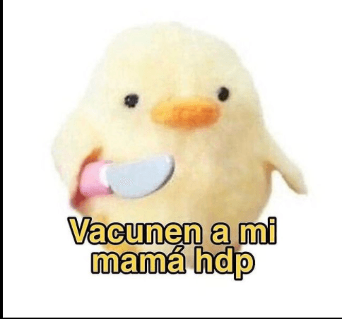 meme sobre la vacuna