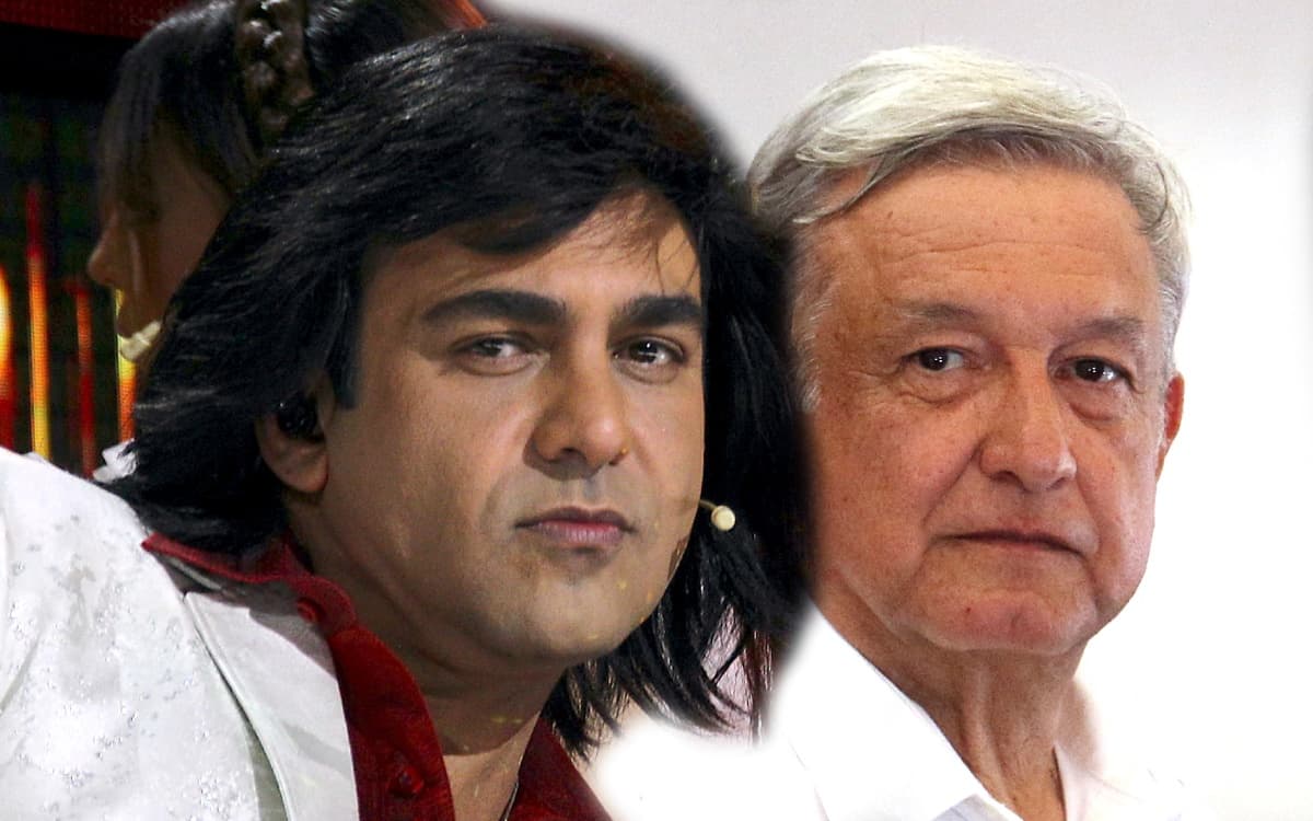 Hijo de Albertano se disfraza como Andrés Manuel López Obrador