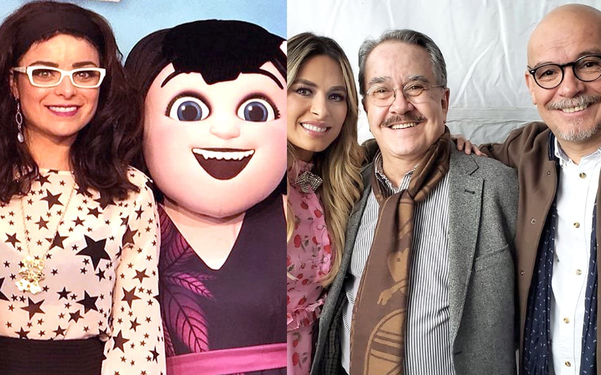 Ellos son parte de las voces de los monstruos en la cuarta película de la franquicia: Hotel Transylvania Transformanía