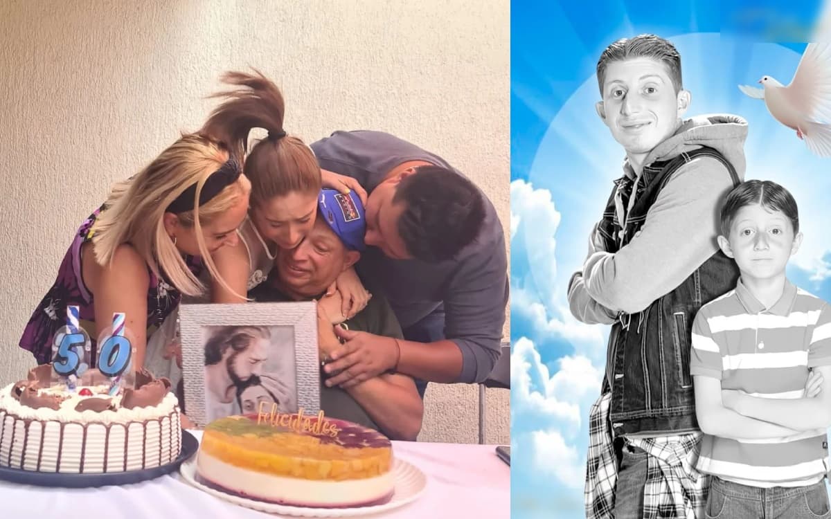 La hermana del intérprete de Benito Rivers compartió fotos por el cumpleaños de su papá.
