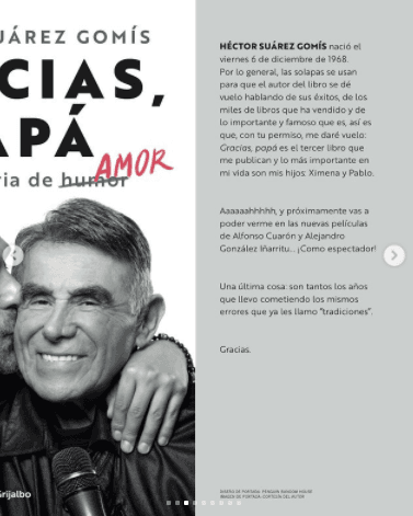 Libro de Héctor Suárez Gomís