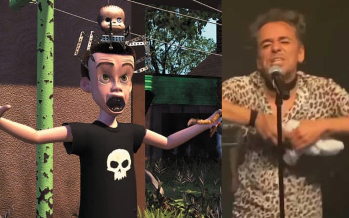 Durante su reciente presentación, el cantante no recibió el peluche con gusto.
