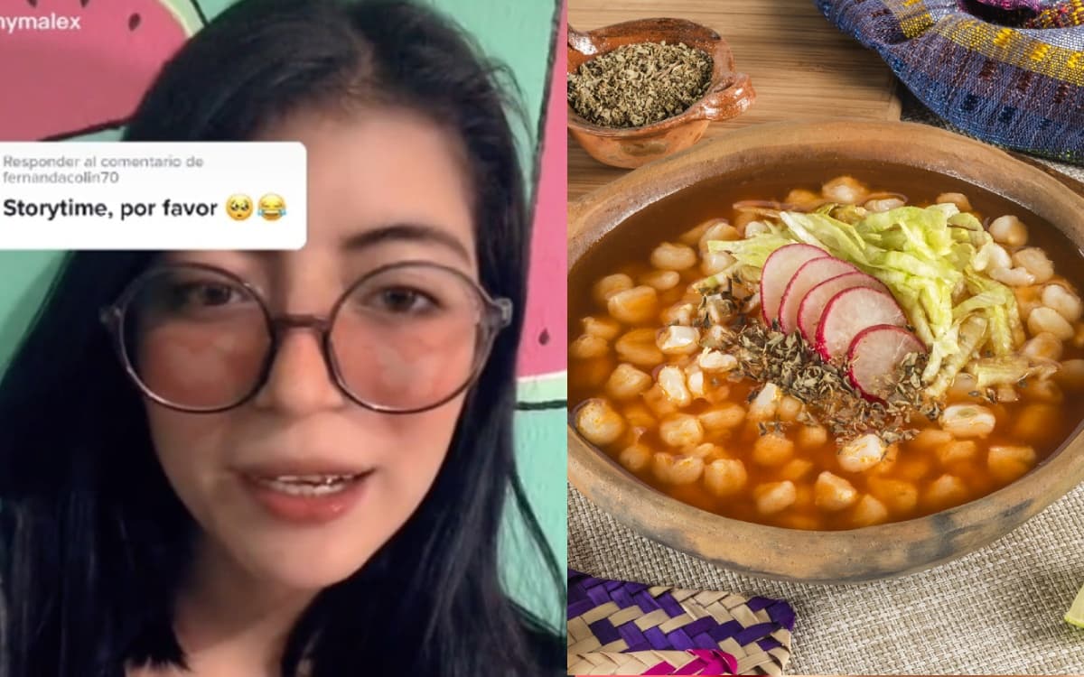 Tiktoker entró a casa pensando que era café Internet y le ofrecieron pozole