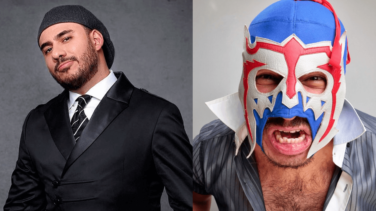 Alex Montiel como el Escorpión Dorado