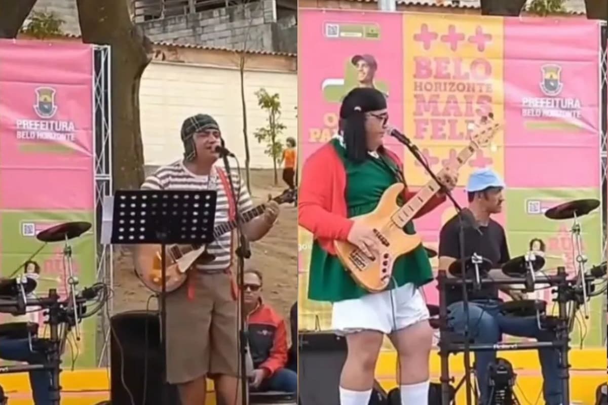 El Chavo del 8: Banda de rock se disfraza como personajes de la vecindad