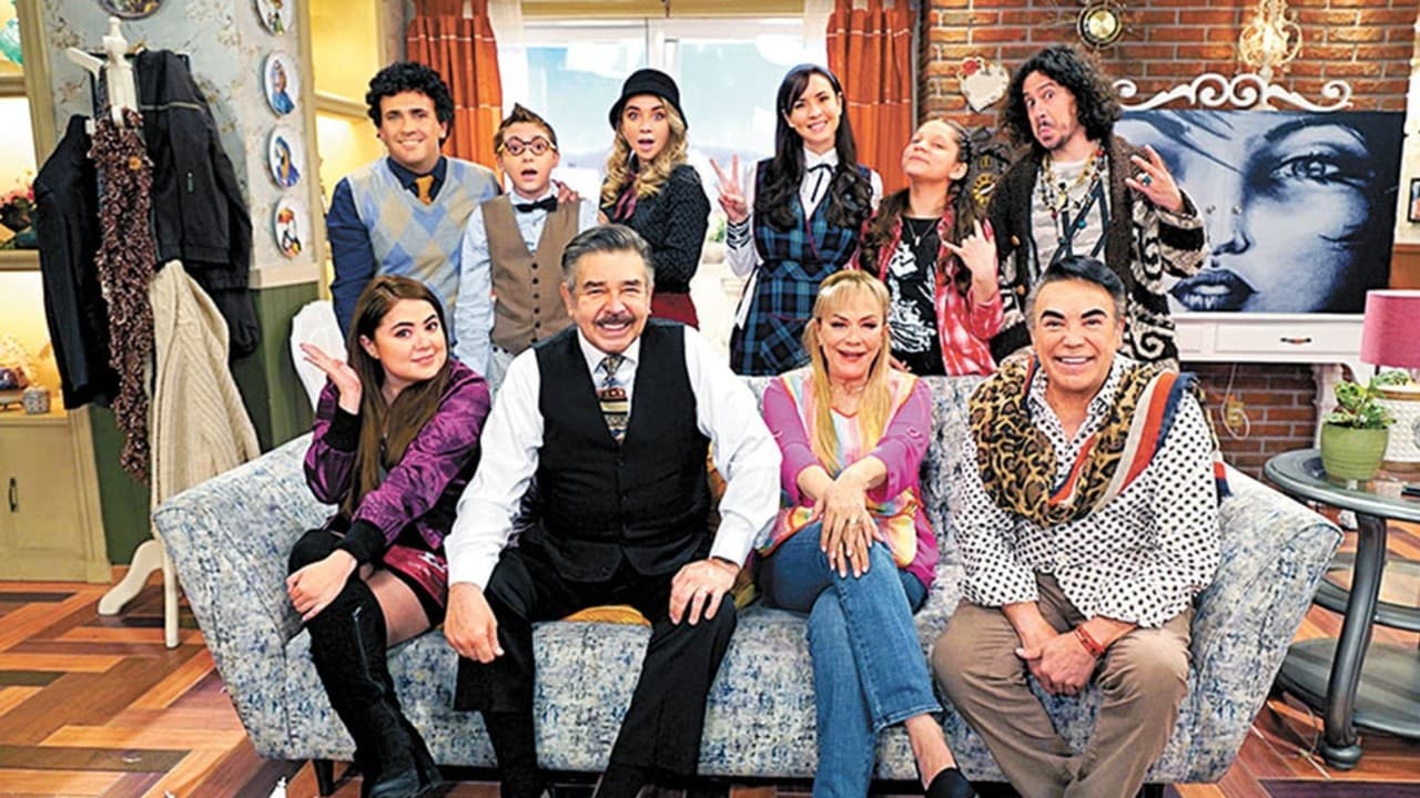 Los actores de una familia de diez y sus hijos reales.