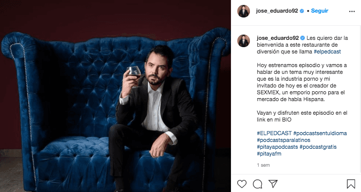 José Eduardo Derbez anunció su podcast