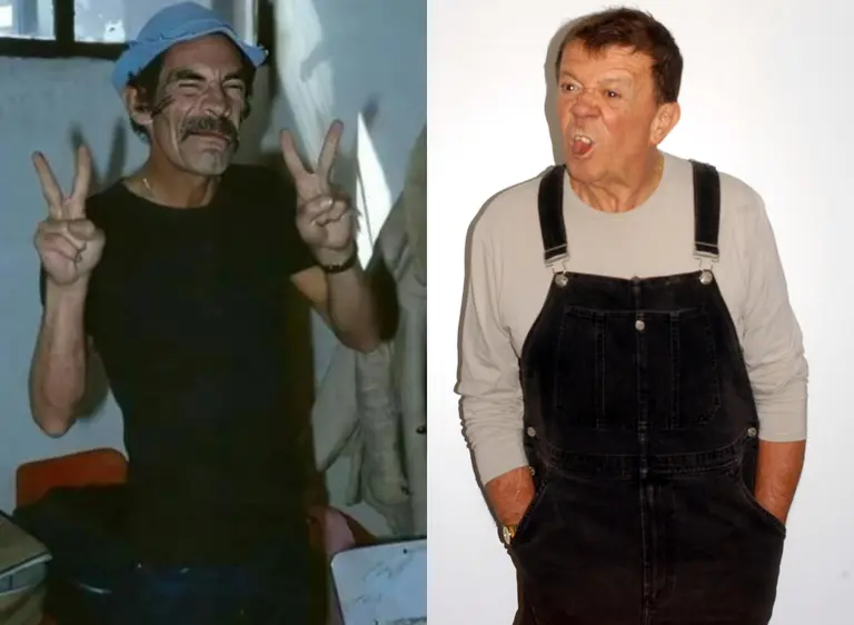 Foto de Chabelo junto a Don Ramón y otros famosos fallecidos se hace ...